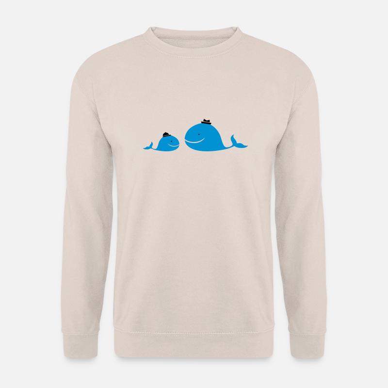 Wale gross klein - Unisex Pullover - Sand