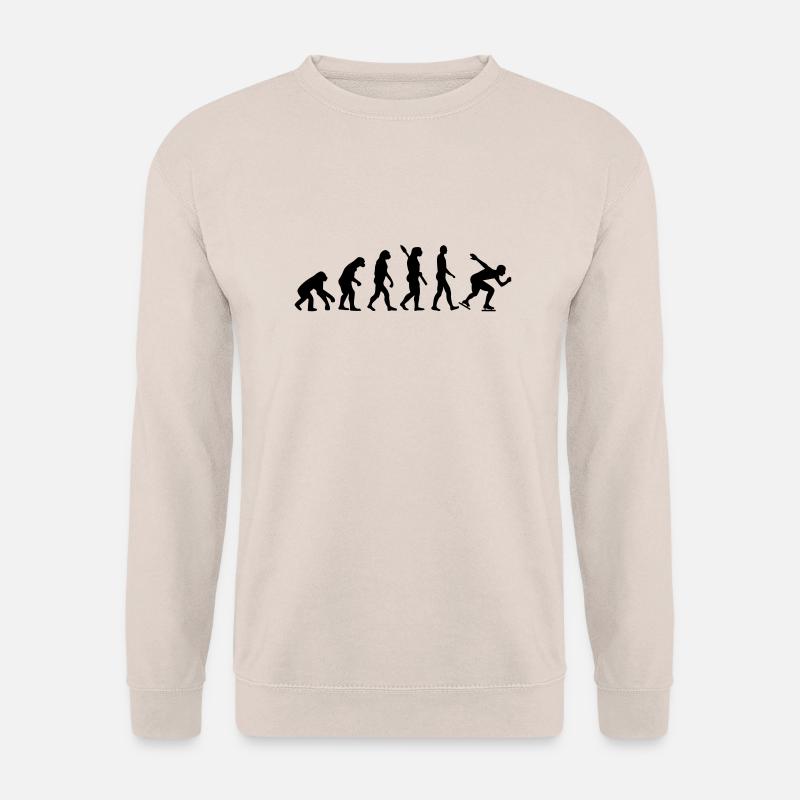 Evolution Speed skating - Unisex Sweatshirt - sand