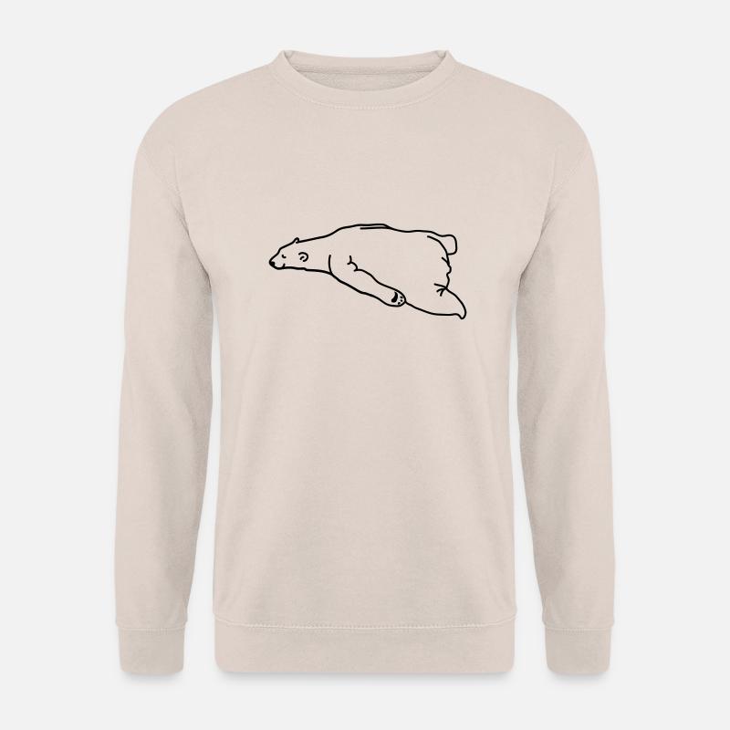 lazy_bear - Unisex Pullover - Sand