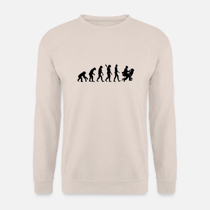 Évolution Dentiste - Sweat-shirt Unisexe - sable