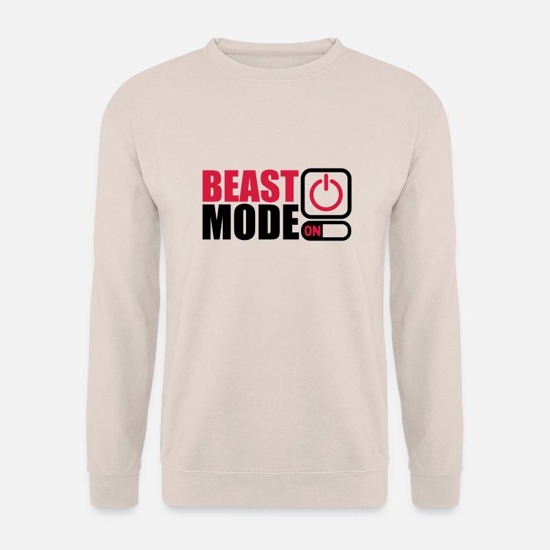 Beast Mode On Power An - Unisex Pullover - Sand