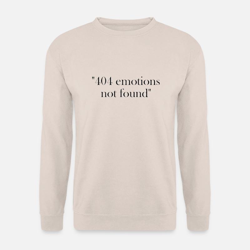 404 emotions not found - Unisex Pullover - Sand