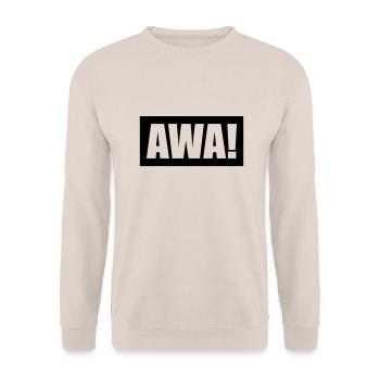 Awa - Unisex Pullover - Sand - Vorne - Alina (178cm) & Michal (187cm)