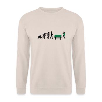 evolution_table_tennis_072012_a_2c - Sweat-shirt Unisexe - sable - Devant - Alina (178cm) & Michal (187cm)