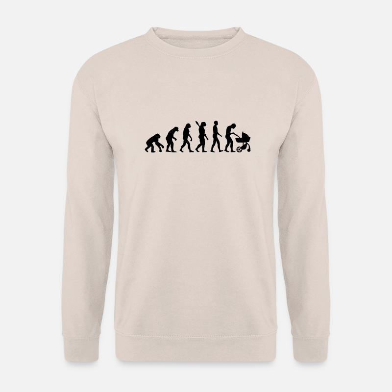 Evolution Baby parents - Unisex Sweatshirt - sand