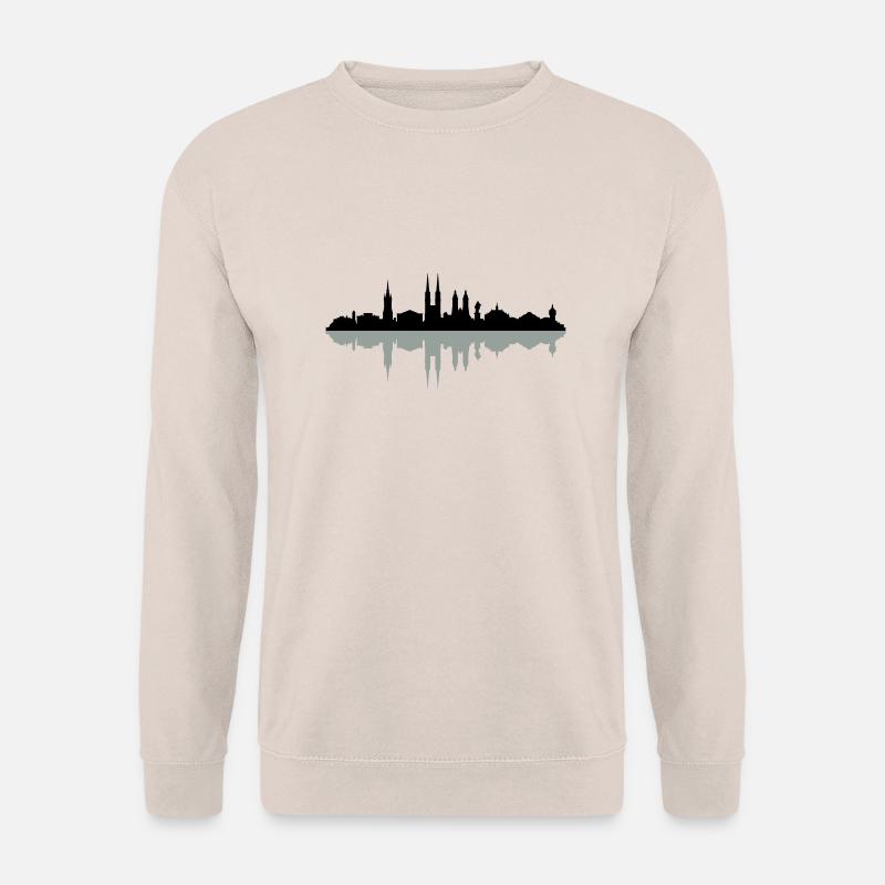 Skyline Halle Schatten - Unisex Pullover - Sand