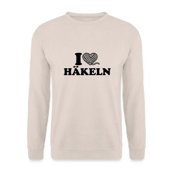 Häkeln - Unisex Pullover - Sand - Vorne - Alina (178cm) & Michal (187cm)