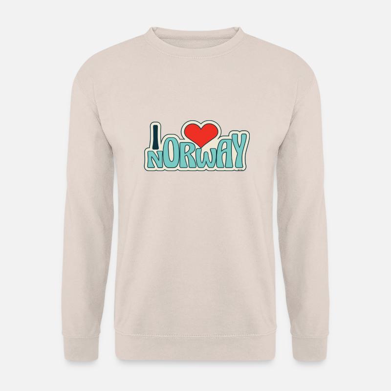 Norwegen, mein Herz gehört dir - Unisex Pullover - Sand
