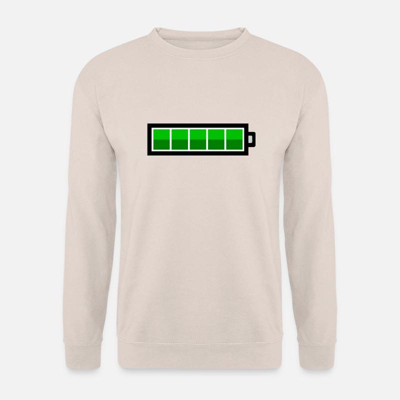 vollem Akku - Unisex Pullover - Sand