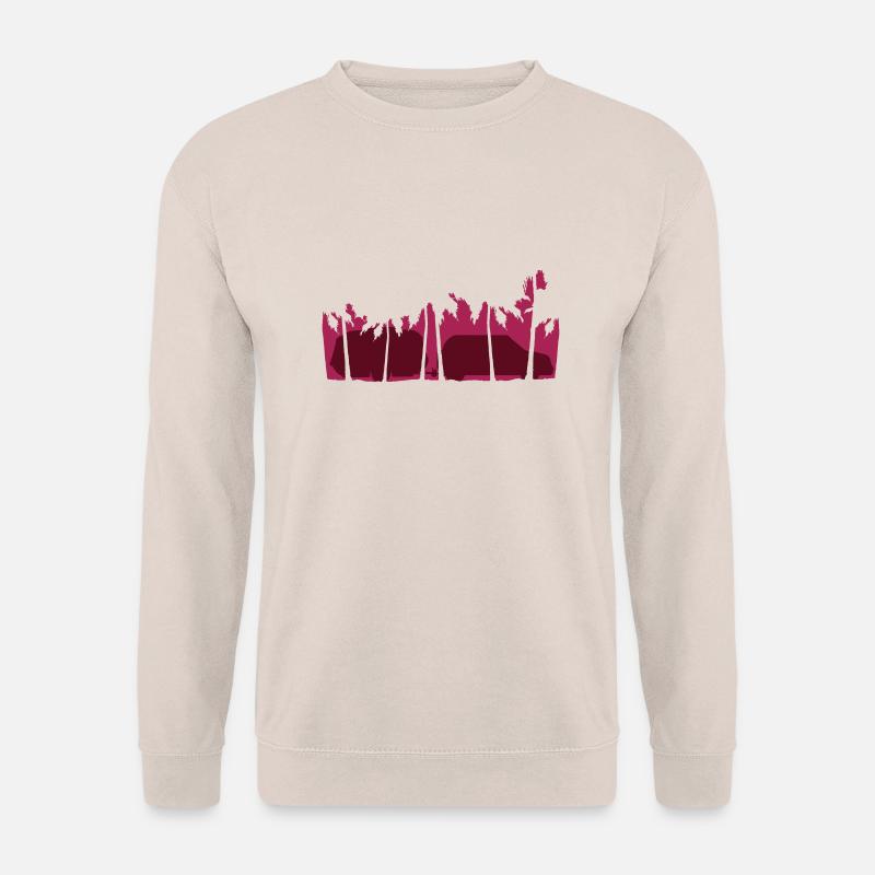 strand palmen meer miami florida wohnwagen gelaend - Unisex Pullover - Sand