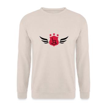 Retirement Pensioner Ruhestand Rentner Retraite - Unisex Sweatshirt - sand - Front - Alina (178cm) & Michal (187cm)