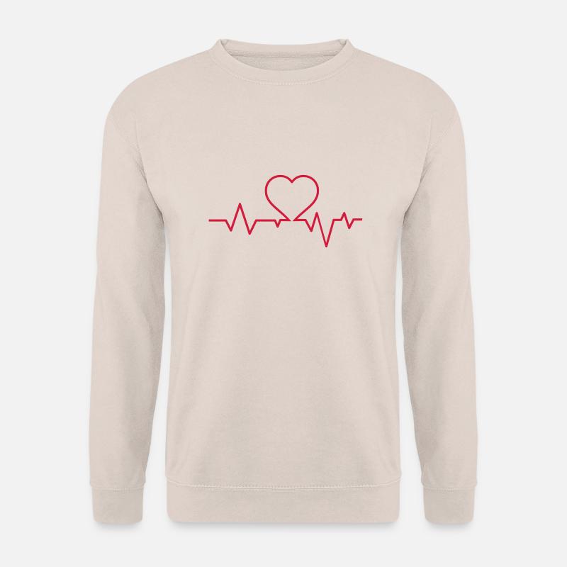 heartbeat - Unisex Pullover - Sand