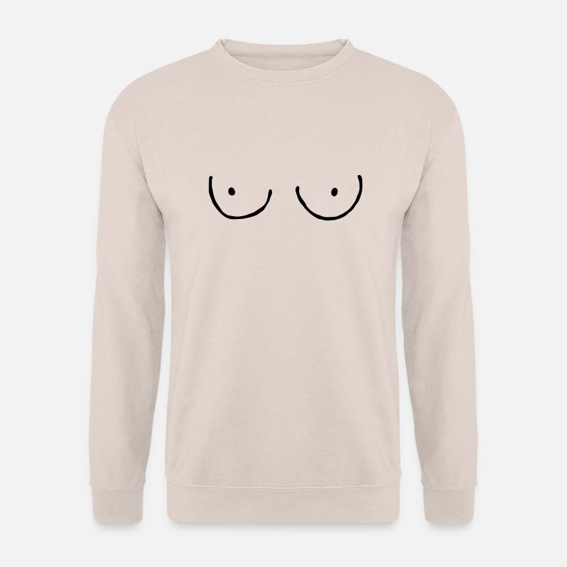 gezogene Brust se341 - Unisex Pullover - Sand