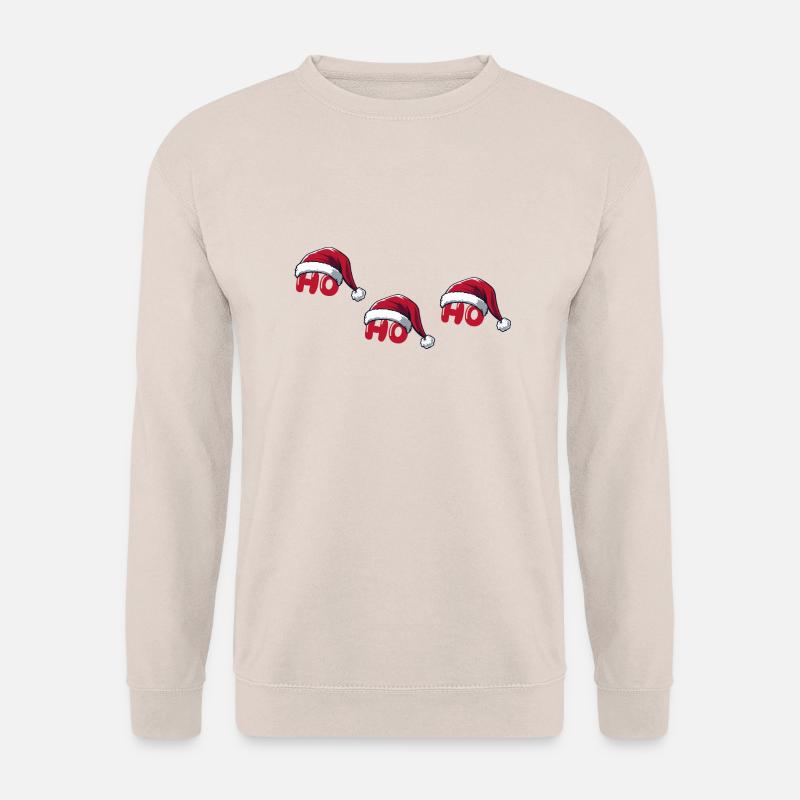 weihnachtsmann ho ho ho - Unisex Pullover - Sand