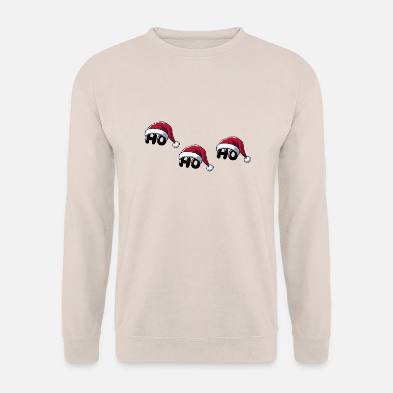 weihnachtsmann ho ho ho - Unisex Pullover - Sand