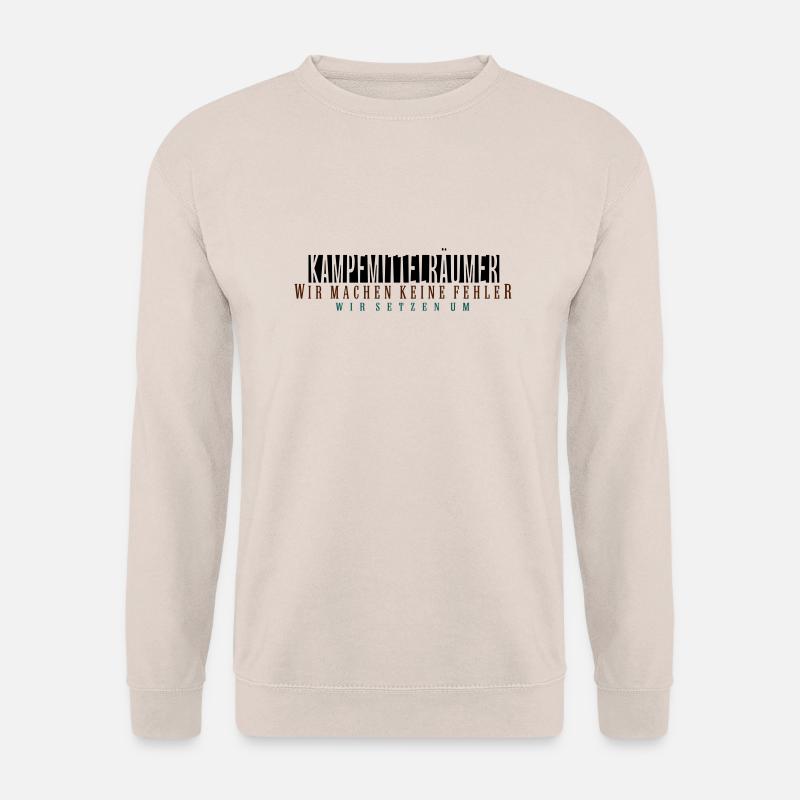kampfmittelräumer_vec_3 de - Unisex Pullover - Sand