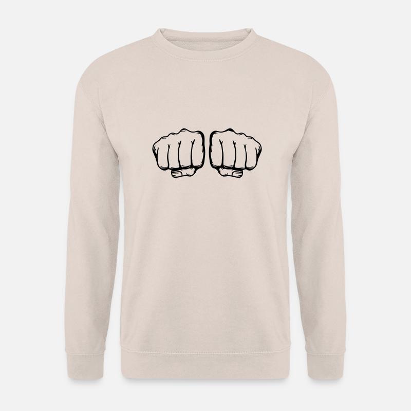 two fists - Unisex Pullover - Sand