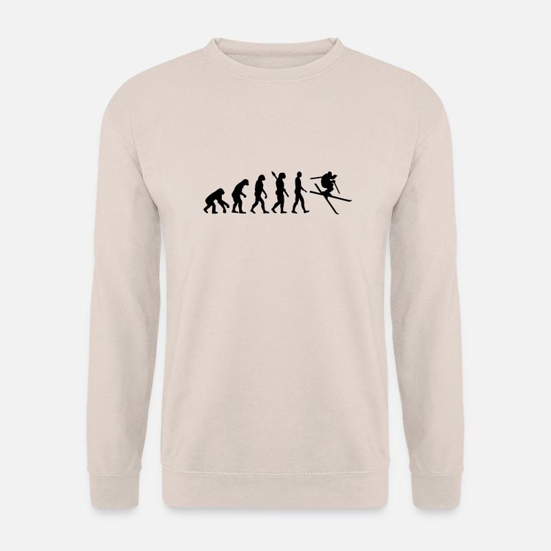 Évolution Ski - Sweat-shirt Unisexe - sable