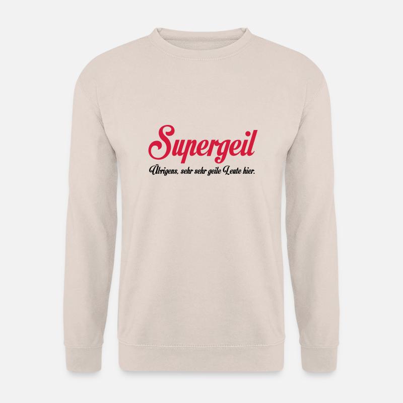 Supergeil - Unisex Pullover - Sand