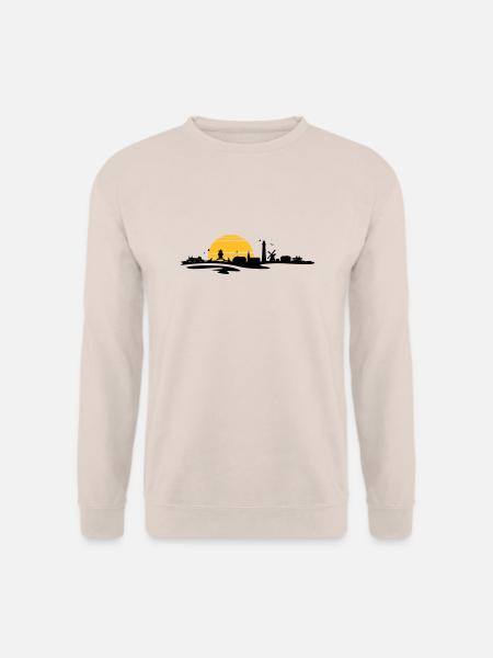 Skyline - Küste Amrum - Unisex Pullover - Sand