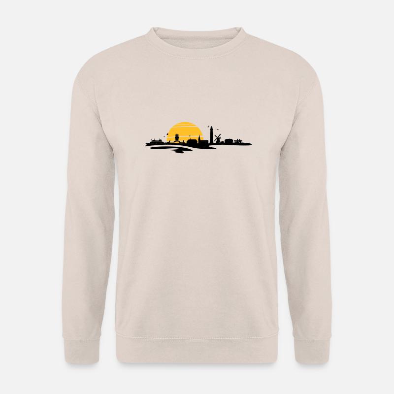 Skyline - Küste Amrum - Unisex Pullover - Sand