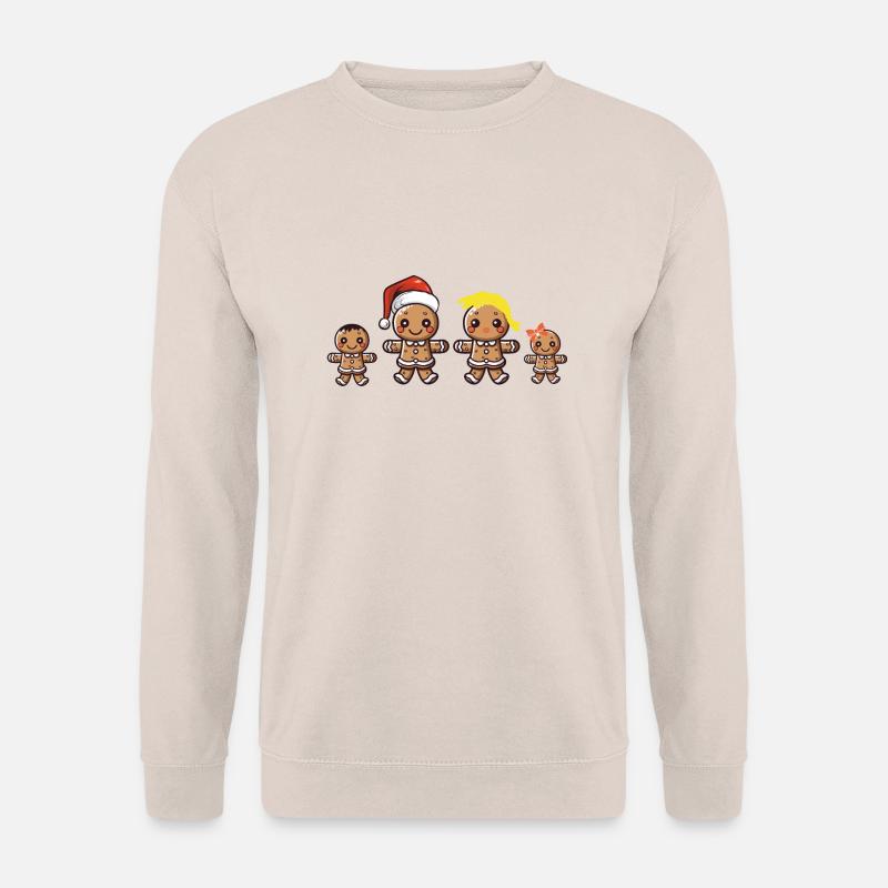 Gingerbread Family - Unisex Pullover - Sand