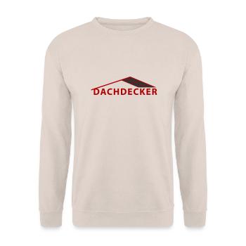dachdecker_2 - Unisex Pullover - Sand - Vorne - Alina (178cm) & Michal (187cm)