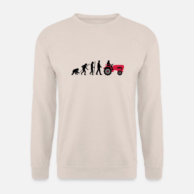 evolution_bauer_mit_traktor_032013_a_3c - Unisex Pullover - Sand