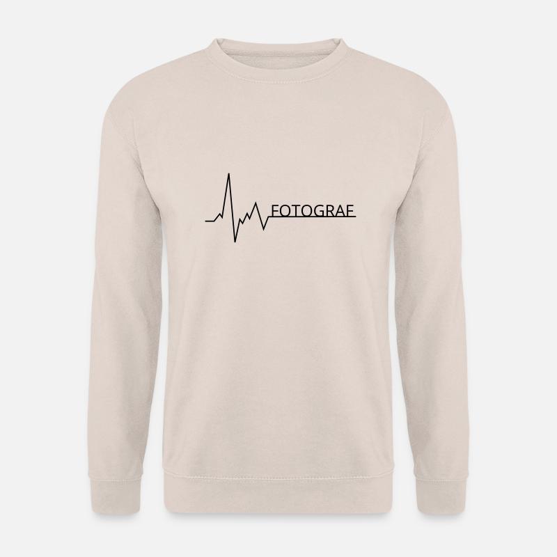 herzschlag fotograf - Unisex Pullover - Sand