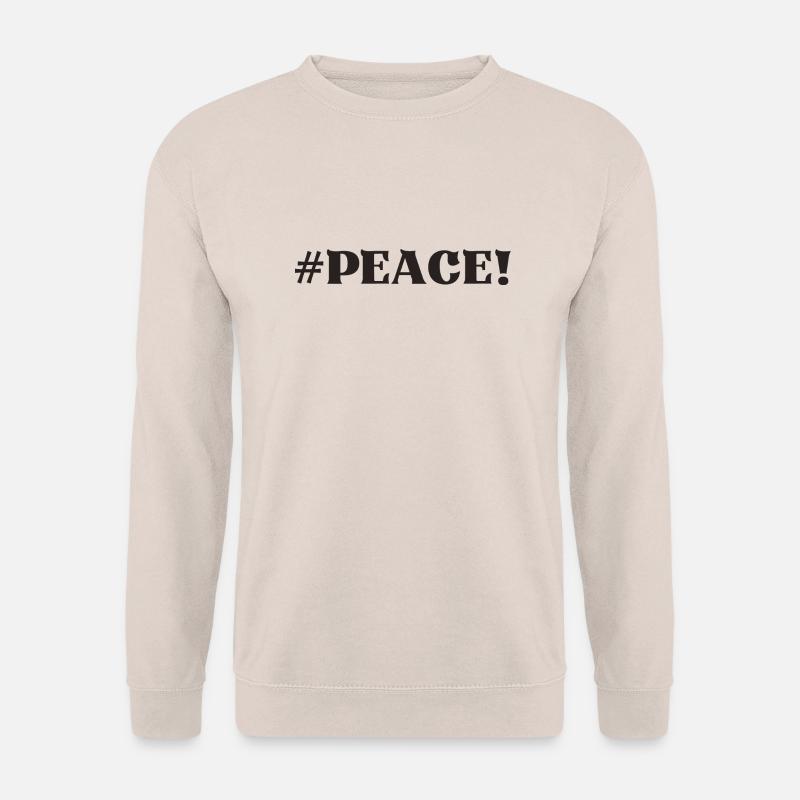 #Peace Frieden - Unisex Pullover - Sand