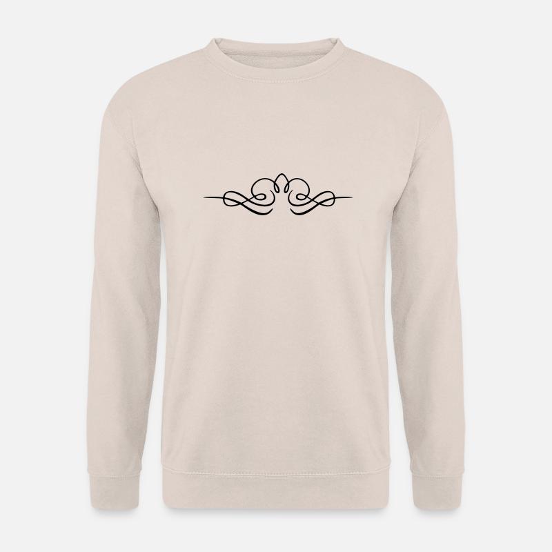 Schnörkel Tribal modern - Unisex Pullover - Sand