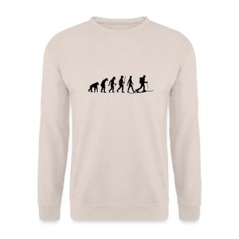 Evolution Skitour - Unisex Pullover - Sand - Vorne - Alina (178cm) & Michal (187cm)