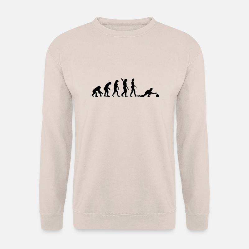 Curling Evolution - Unisex Sweatshirt - sand