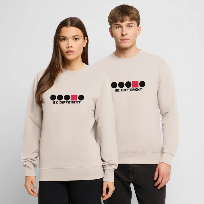 Rectangle circular shape Anders edges Angular Be D Unisex Sweatshirt