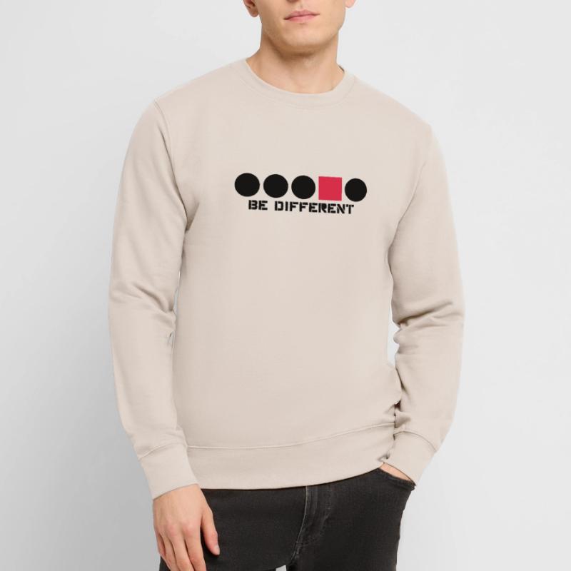 Rectangle circular shape Anders edges Angular Be D Unisex Sweatshirt