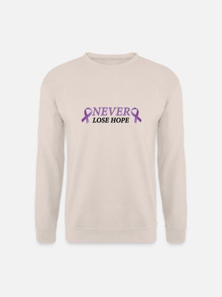 Never Lose Hope - Krebs - Unisex Pullover - Sand
