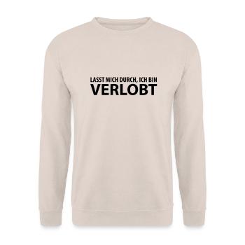 lasst mich durch, ich bin verlobt - Sweat-shirt Unisexe - sable - Devant - Alina (178cm) & Michal (187cm)