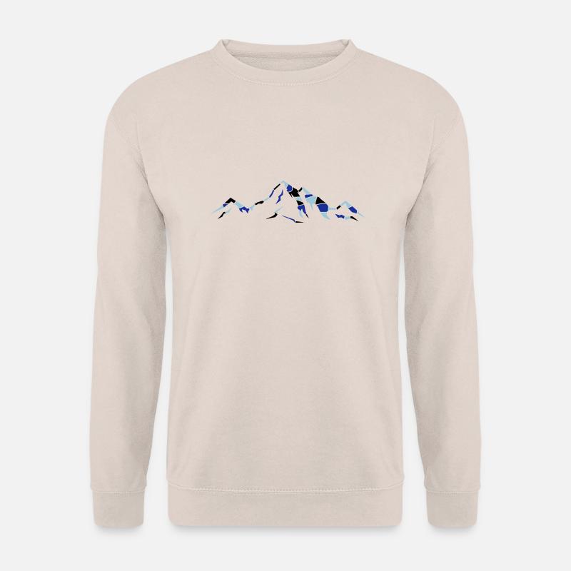 berge_02 - Sweat-shirt Unisexe - sable