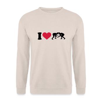 Ringen - Unisex Pullover - Sand - Vorne - Alina (178cm) & Michal (187cm)