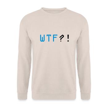 wtf - Unisex Pullover - Sand - Vorne - Alina (178cm) & Michal (187cm)