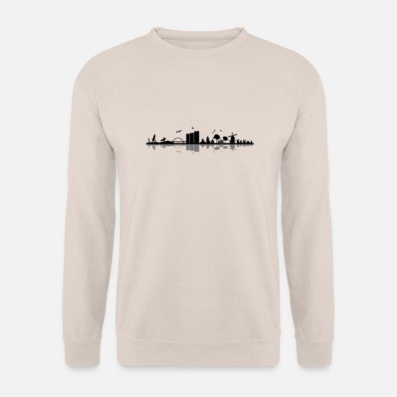 Skyline - Küste Fehmarn - Unisex Pullover - Sand