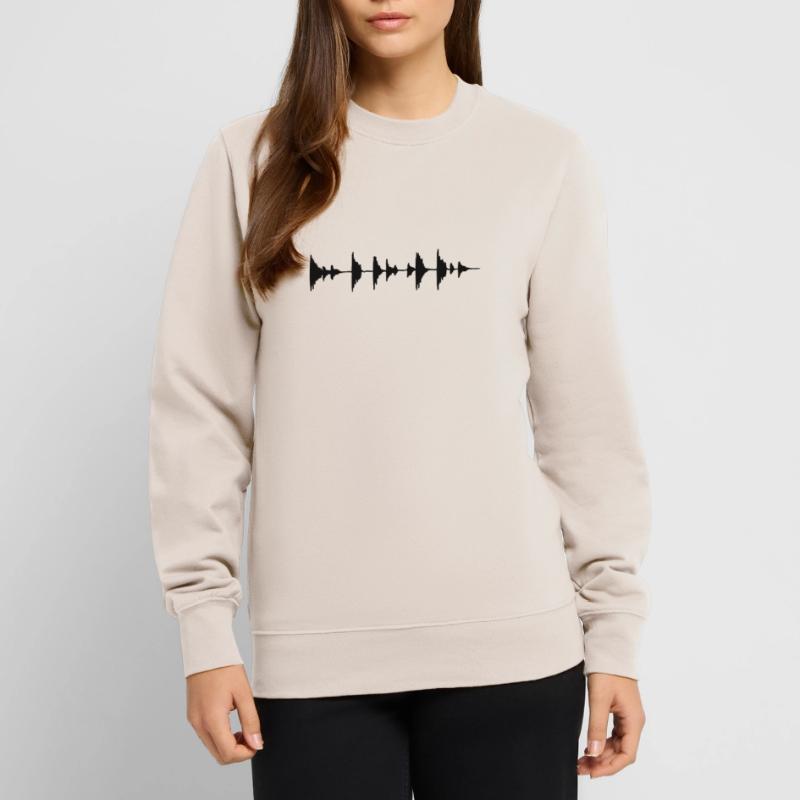 Waveform - Sample - Drumloop Unisex Sweatshirt