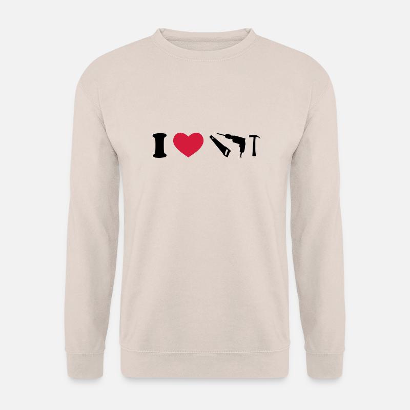 I Love Werkzeug - Unisex Pullover - Sand