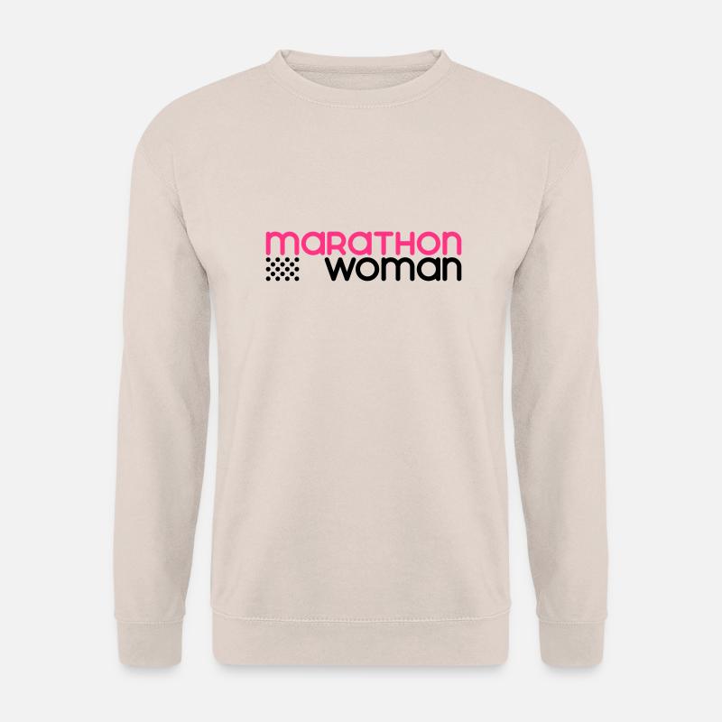 Marathon Woman - Anpassbare - Unisex Pullover - Sand