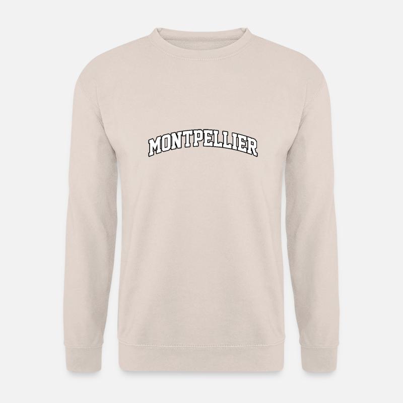 Montpellier-Logo: Mediterranes College-Design - Unisex Pullover - Sand