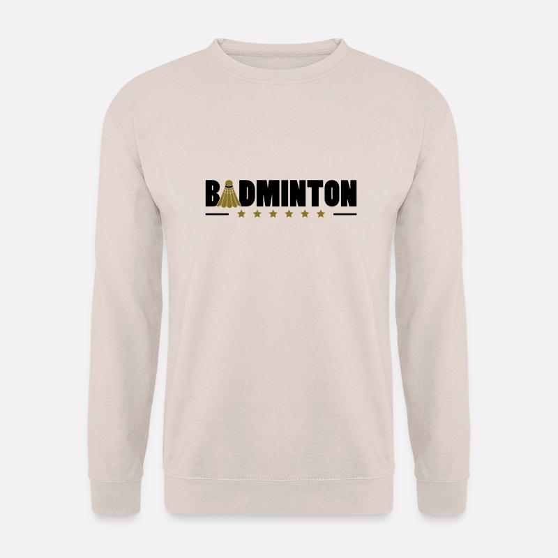 Badminton Stars Logo - Unisex Pullover - Sand