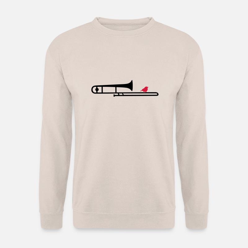 trombonebird - Unisex Pullover - Sand