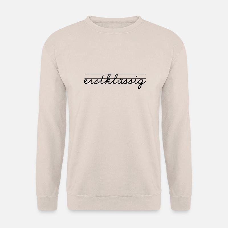 erstklassig - Unisex Pullover - Sand