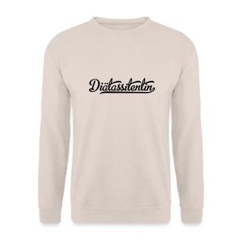 Diätassistentin - Unisex Pullover - Sand - Vorne - Alina (178cm) & Michal (187cm)