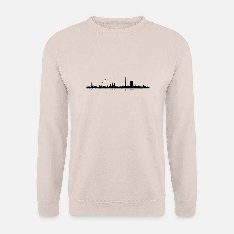 Hamburg Skyline - Unisex Pullover - Sand
